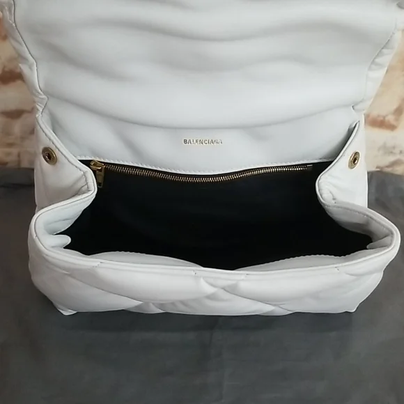 New Balenciaga Touch Puffy Quilted Clutch Bag - Picture 10 of 14